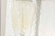 Post Lantern Nuvo 60-5954 Cove Neck Collection Outdoor Medium 14 inch Post Light Pole Lantern - White Finish with Clear Seeded Glass Nuvo