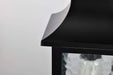 Hanging Lantern Nuvo 60-5958 Stillwell Collection Outdoor 14 inch Hanging Light - Matte Black Finish with Clear Water Glass Nuvo