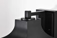 Wall Lantern Nuvo 60-5959 Stillwell Collection Outdoor 13 inch Wall Light - Matte Black Finish with Clear Water Glass Nuvo