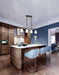 Island Pendant Nuvo 60-5975 Laguna - 4 Light - Island Pendant - Forest Bronze with White Glass Nuvo
