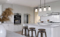 Island Pendant Nuvo 60-5975 Laguna - 4 Light - Island Pendant - Forest Bronze with White Glass Nuvo