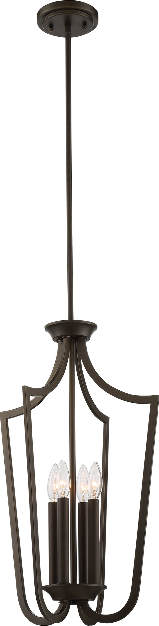 Pendant Nuvo 60-5976 Laguna - 4 Light - Caged Pendant - Forest Bronze Nuvo