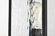 Post Lantern Nuvo 60-5995 Austen Collection Outdoor 20 inch Post Light Pole Lantern - Matte Black Finish with Clear Water Glass Nuvo