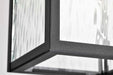 Hanging Lantern Nuvo 60-5996 Austen Collection Outdoor 17 inch Hanging Light - Matte Black Finish with Clear Water Glass Nuvo
