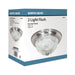 Flush Mount Nuvo 60-6023 2 Light - 11 in. - Flush Mount - Clear Ribbed Glass - Color retail packaging - Brushed Nickel Finish Nuvo
