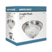 Flush Mount Nuvo 60-6024 2 Light - 13 in. - Flush Mount - Clear Ribbed Glass - Color retail packaging - Brushed Nickel Finish Nuvo
