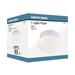 Flush Mount Nuvo 60-6026 1 Light - 8 in. - Flush Mount - Small White Mushroom - Color retail packaging - White Finish Nuvo