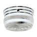 Flush Mount Nuvo 60-6027 2 Light - 8 in. - Flush Mount - Medium Crystal / White Drum - Color retail packaging - Polished Chrome Finish Nuvo