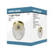 Flush Mount Nuvo 60-6031 1 Light - 6 in. - Ceiling Fixture - Clear Pineapple Glass - Color retail packaging - Polished Brass Finish Nuvo