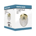 Flush Mount Nuvo 60-6031 1 Light - 6 in. - Ceiling Fixture - Clear Pineapple Glass - Color retail packaging - Polished Brass Finish Nuvo