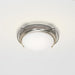 Flush Mount Nuvo 60-608 Polaris - 2 Light - 14 in. - Flush Mount with Satin Frosted Glass Shades - Brushed Nickel Finish Nuvo