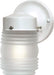 Wall Lantern Nuvo 60-6109 1 Light - 6 in. - Porch - Wall - Mason Jar with Frosted Glass - Color retail packaging - Gloss White Finish Nuvo