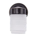 Wall Lantern Nuvo 60-6110 1 Light - 6 Inch - Porch - Wall - Mason Jar with Frosted Glass - Mahogany Bronze Finish - Color retail packaging Nuvo