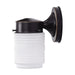 Wall Lantern Nuvo 60-6110 1 Light - 6 Inch - Porch - Wall - Mason Jar with Frosted Glass - Mahogany Bronze Finish - Color retail packaging Nuvo