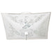 Flush Mount Nuvo 60-6113 2 Light - 12 in. - Ceiling Fixture - Square Floral with Pull Chain - Color retail packaging - White Finish Nuvo