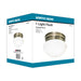 Flush Mount Nuvo 60-6114 1 Light - 8 in. - Flush Mount - Small Antique Brass Mushroom - Color retail packaging Nuvo