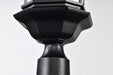 Post Lantern Nuvo 60-6115 Hopkins Outdoor Collection 18.5 inch Large Post Light Pole Lantern - Matte Black Finish with Clear Glass Nuvo
