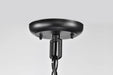 Hanging Lantern Nuvo 60-6117 Hopkins Collection Outdoor 12 inch Hanging Lantern - Matte Black Finish with Clear Glass Nuvo