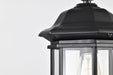 Hanging Lantern Nuvo 60-6117 Hopkins Collection Outdoor 12 inch Hanging Lantern - Matte Black Finish with Clear Glass Nuvo