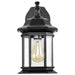 Wall Lantern Nuvo 60-6118 Hopkins Outdoor Collection 13 inch Large Wall Light - Matte Black Finish with Clear Glass Nuvo