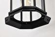 Wall Lantern Nuvo 60-6118 Hopkins Outdoor Collection 13 inch Large Wall Light - Matte Black Finish with Clear Glass Nuvo