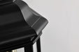 Wall Lantern Nuvo 60-6119 Hopkins Outdoor Collection 12 inch Small Wall Light - Matte Black Finish with Clear Glass Nuvo