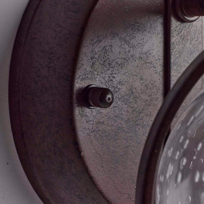 Wall Lantern Nuvo 60-631 1 Light - 11 in. - Wall Lantern - Onion Lantern with Clear Seed Glass - Old Bronze Finish Nuvo