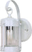 Wall Lantern Nuvo 60-633 1 Light - 11 in. - Wall Lantern - Piper Lantern with Clear Seed Glass - White Finish Nuvo