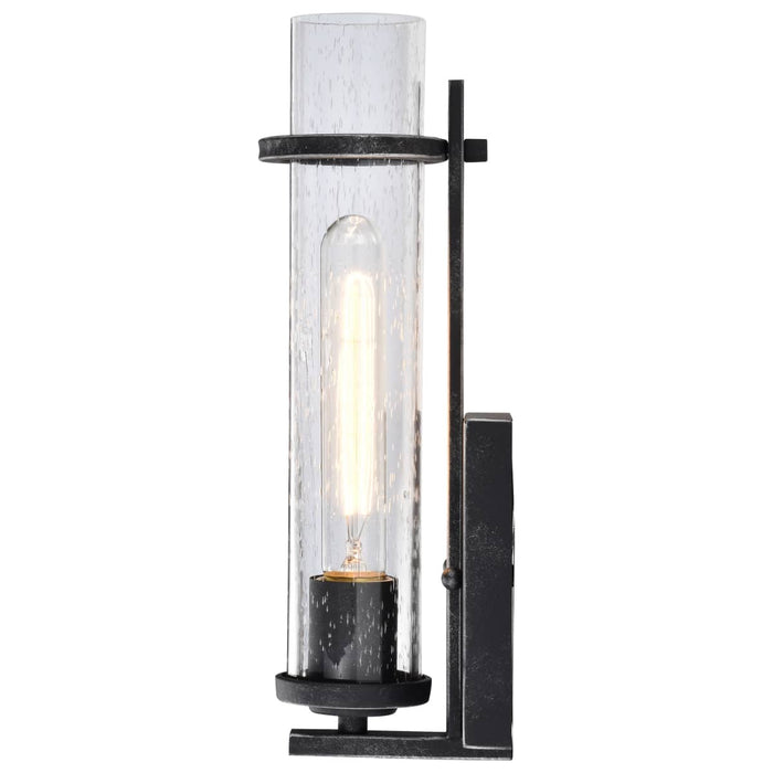 Vanity Nuvo 60-6381 Donzi - 1 Light - Vanity Fixture - Iron Black Finish Nuvo