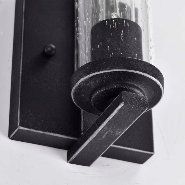 Vanity Nuvo 60-6381 Donzi - 1 Light - Vanity Fixture - Iron Black Finish Nuvo