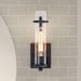 Vanity Nuvo 60-6381 Donzi - 1 Light - Vanity Fixture - Iron Black Finish Nuvo