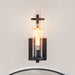 Vanity Nuvo 60-6381 Donzi - 1 Light - Vanity Fixture - Iron Black Finish Nuvo