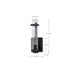 Vanity Nuvo 60-6381 Donzi - 1 Light - Vanity Fixture - Iron Black Finish Nuvo