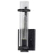 Vanity Nuvo 60-6381 Donzi - 1 Light - Vanity Fixture - Iron Black Finish Nuvo