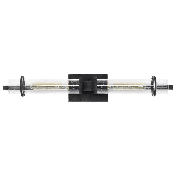 Vanity Nuvo 60-6382 Donzi - 2 Light - Vanity Fixture - Iron Black Finish Nuvo