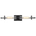 Vanity Nuvo 60-6382 Donzi - 2 Light - Vanity Fixture - Iron Black Finish Nuvo