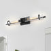 Vanity Nuvo 60-6382 Donzi - 2 Light - Vanity Fixture - Iron Black Finish Nuvo
