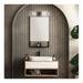 Vanity Nuvo 60-6382 Donzi - 2 Light - Vanity Fixture - Iron Black Finish Nuvo