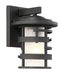 Wall Lantern Nuvo 60-6401 Lansing - 1 Light - 10 in. - Outdoor Wall Lantern with Etched Glass - Textured Black Finish Nuvo
