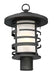 Post Lantern Nuvo 60-6406 Lansing - 1 Light - Outdoor Post Lantern with Etched Glass - Textured Black Finish Nuvo