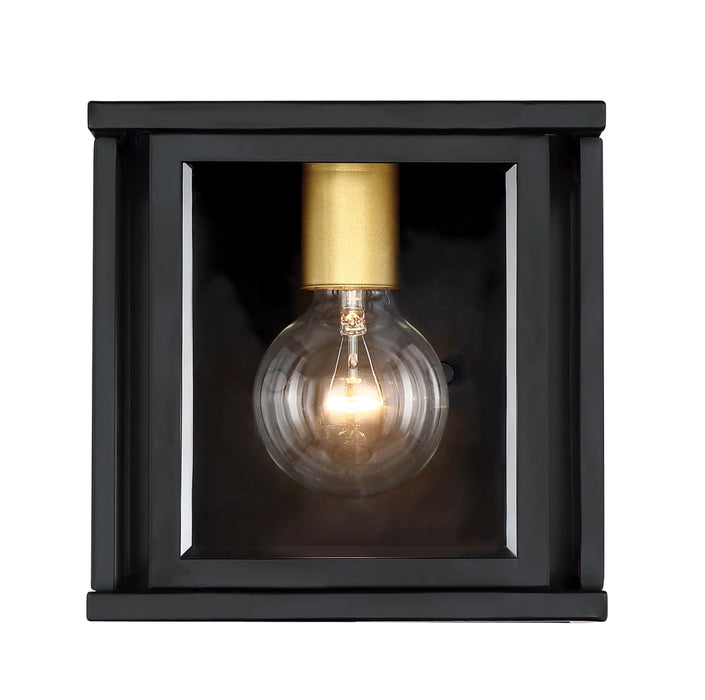 Sconce Nuvo 60-6411 Payne - 1 Light - Wall Sconce with Clear Beveled Glass - Midnight Bronze Finish Nuvo