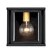Sconce Nuvo 60-6411 Payne - 1 Light - Wall Sconce with Clear Beveled Glass - Midnight Bronze Finish Nuvo