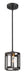 Mini Pendant Nuvo 60-6412 Payne - 1 Light - Mini Pendant with Clear Beveled Glass - Midnight Bronze Finish Nuvo