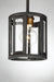Mini Pendant Nuvo 60-6412 Payne - 1 Light - Mini Pendant with Clear Beveled Glass - Midnight Bronze Finish Nuvo