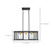 Pendant Nuvo 60-6414 Payne - 4 Light - Pendant with Clear Beveled Glass - Midnight Bronze Finish Nuvo