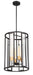 Pendant Nuvo 60-6415 Payne - 4 Light - Foyer Pendant with Clear Beveled Glass - Midnight Bronze Finish Nuvo