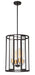 Pendant Nuvo 60-6415 Payne - 4 Light - Foyer Pendant with Clear Beveled Glass - Midnight Bronze Finish Nuvo