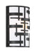 Sconce Nuvo 60-6431 Lansing - 2 Light - Wall Sconce with White Fabric Shade - Midnight Bronze Finish Nuvo