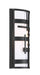 Sconce Nuvo 60-6431 Lansing - 2 Light - Wall Sconce with White Fabric Shade - Midnight Bronze Finish Nuvo