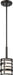 Mini Pendant Nuvo 60-6432 Lansing - 1 Light - Mini Pendant with Etched Opal Glass - Midnight Bronze Finish Nuvo